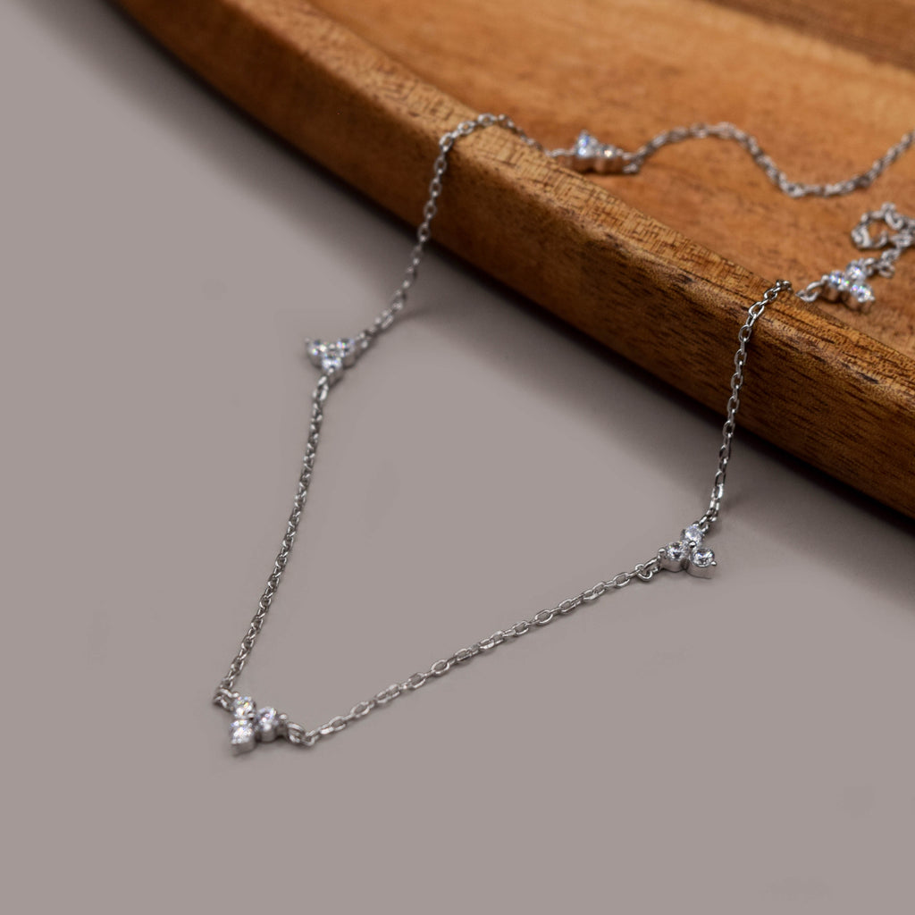 COLLIER VIGNE EN ARGENT