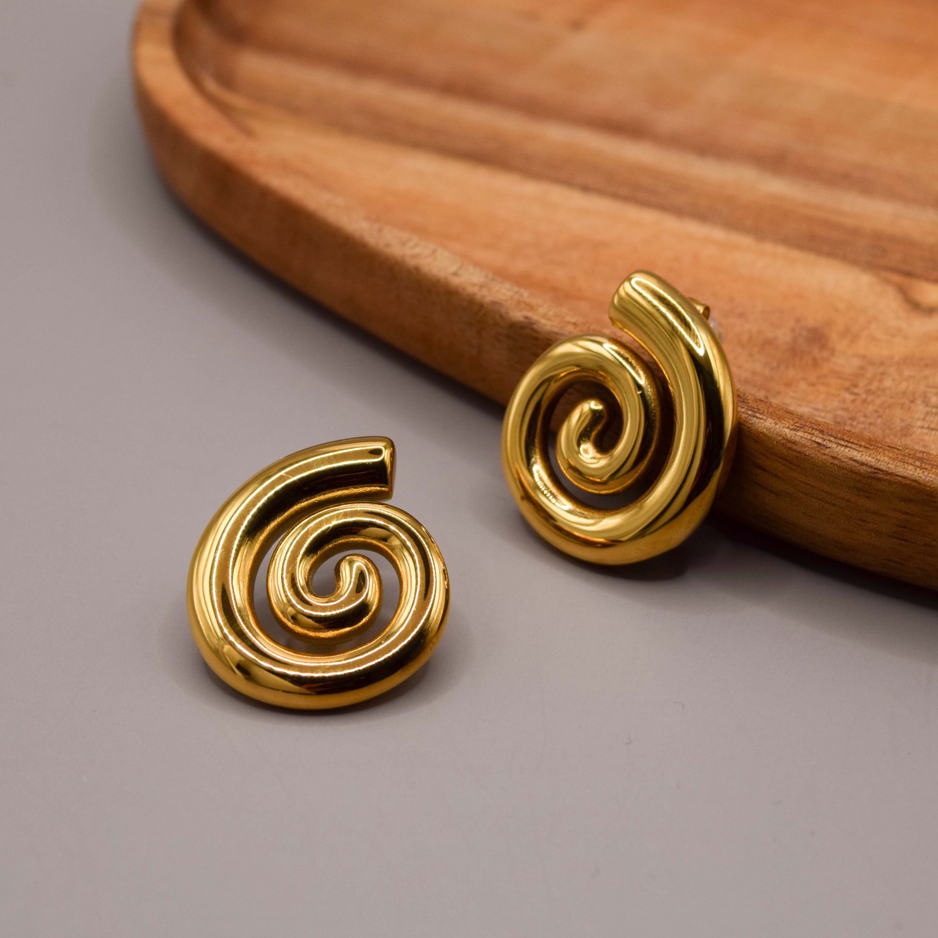 SPIRAL EARRINGS