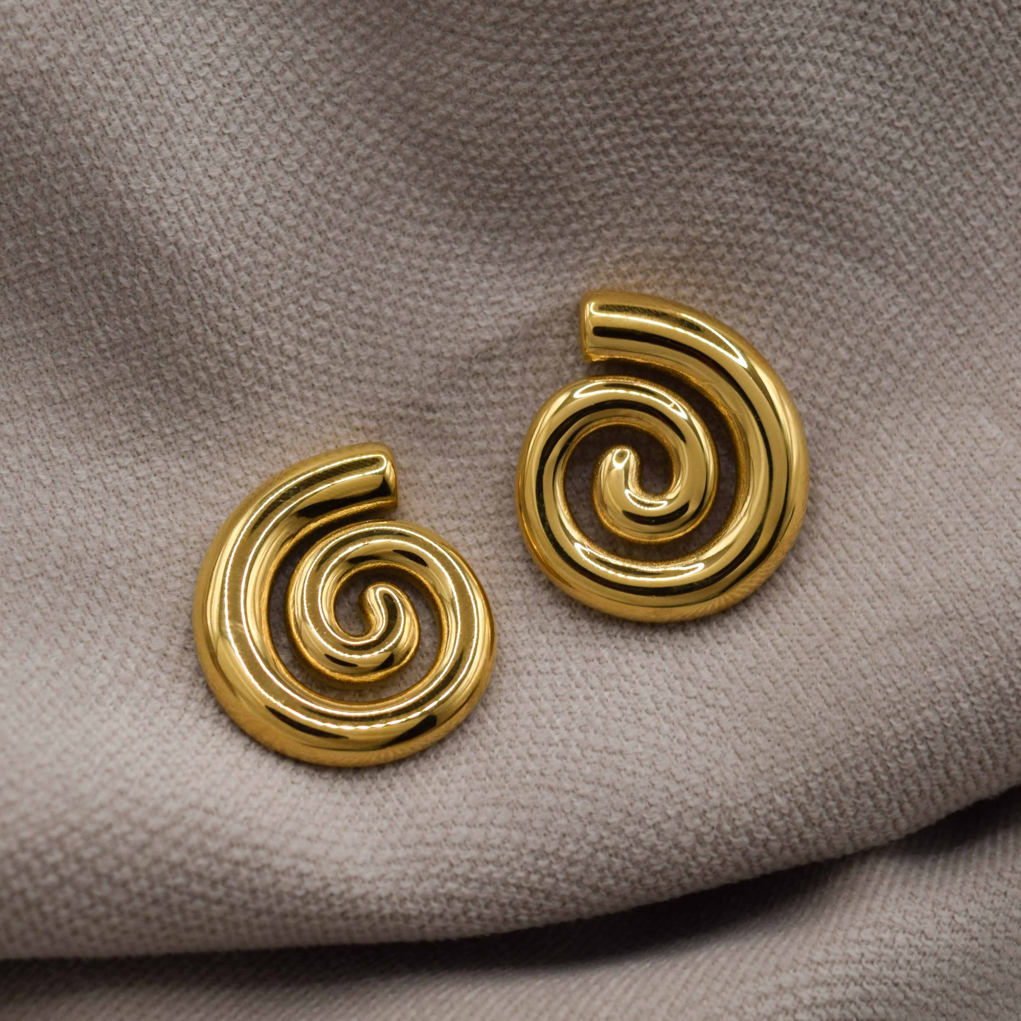 SPIRAL EARRINGS