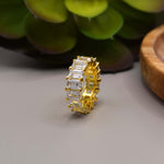 EMERALD CUT RING S925