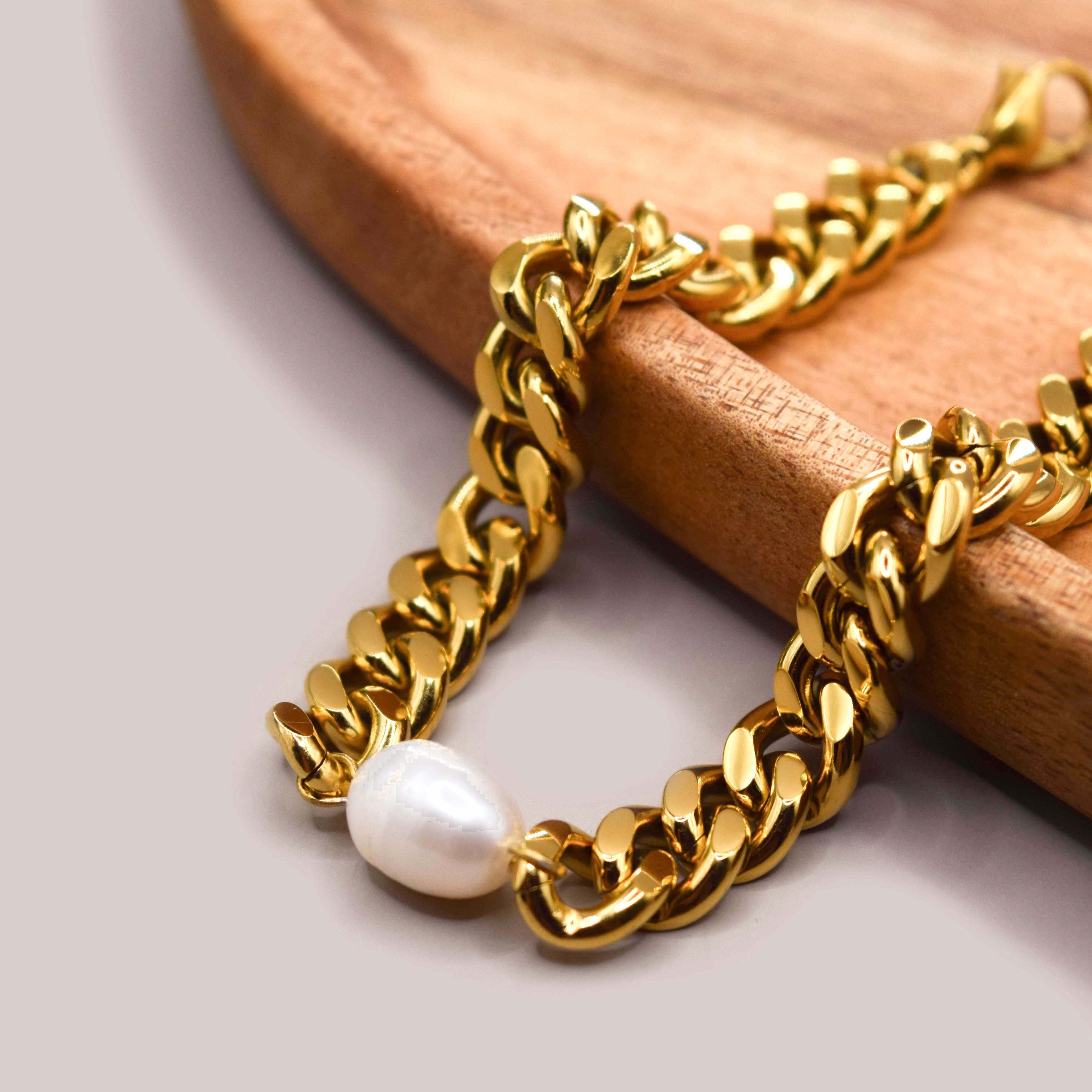 PEARL CHAIN ​​BRACELET