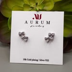 DUO HEART STUDS