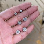 BOUCLES D'OREILLES MOISSANITE 0.5 CT