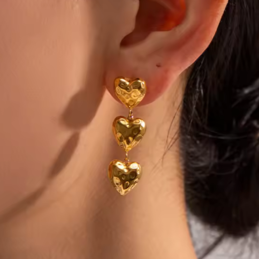 BOUCLES D'OREILLES AMOUR