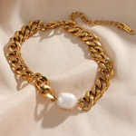 PEARL CHAIN ​​BRACELET