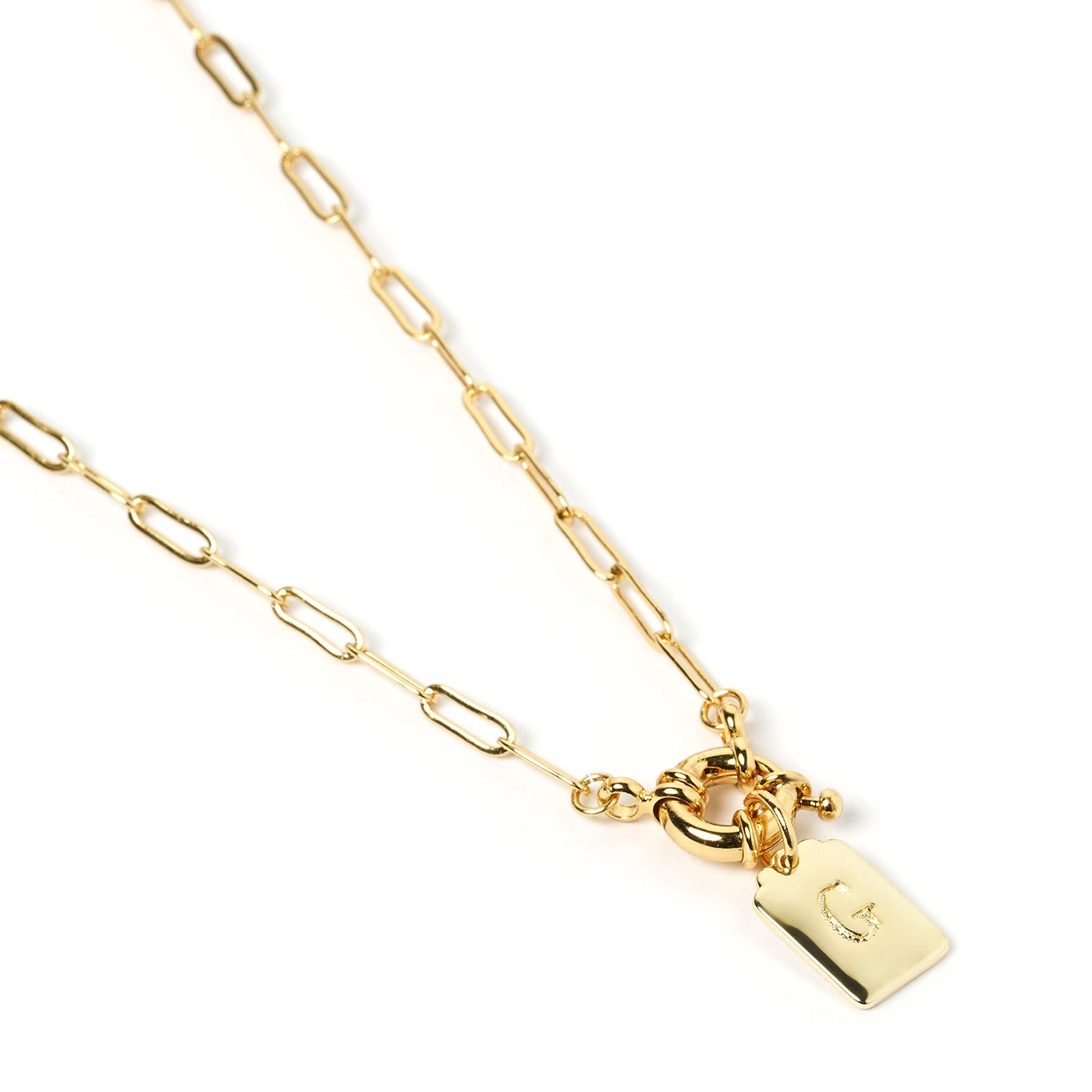 ABC TAG CHAIN NECKLACE