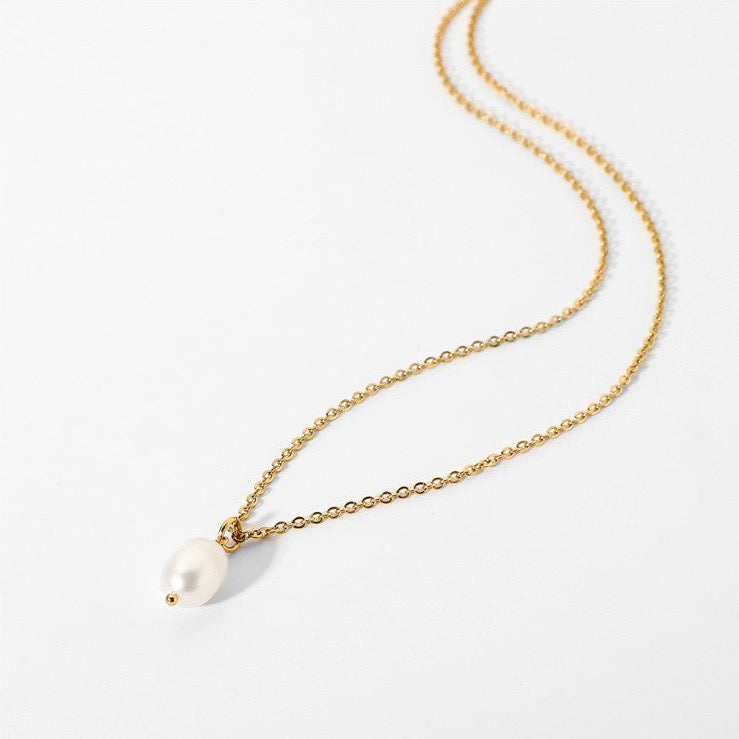 SINGLE PEARL NECKLACE