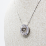 SILVER LETTER NECKLACE