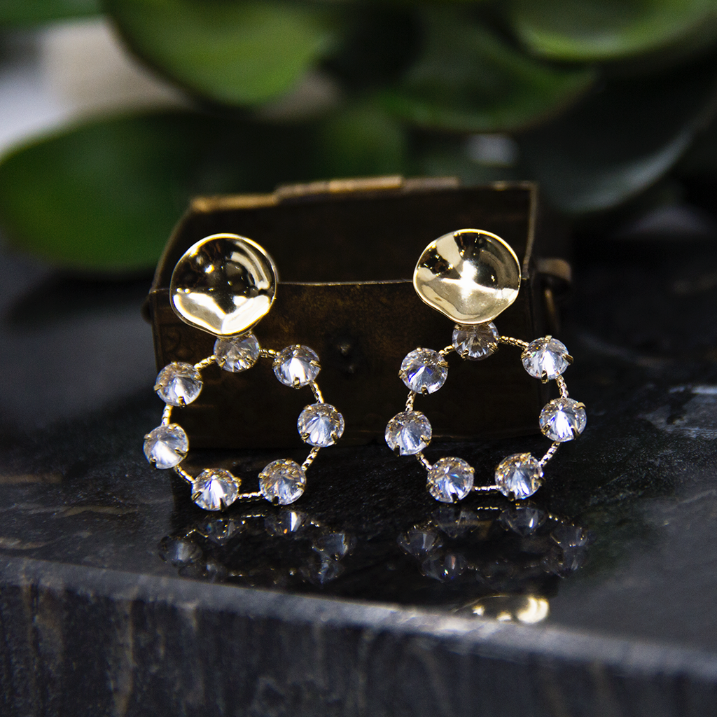 BOUCLES D'OREILLES CRISTAL ORACLE